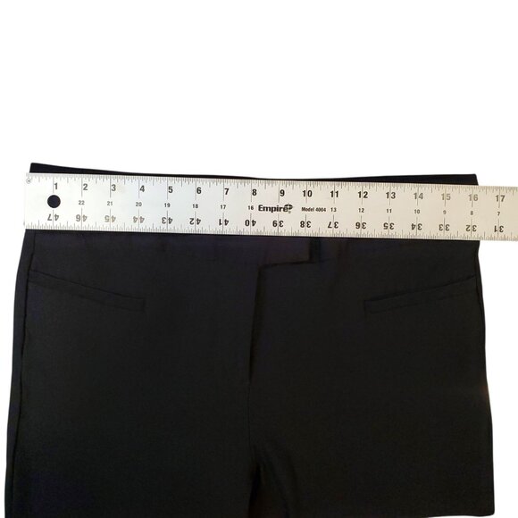Alexa Rae Pants Womens 12 Black Stretch Tapered Leg Trouser - Picture 7 of 12